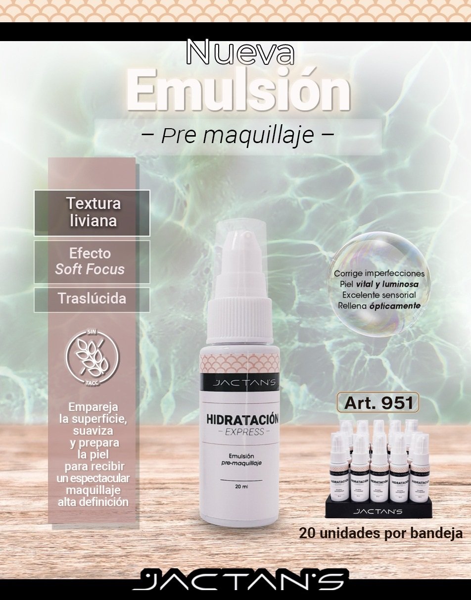 Emulsion pre maquillaje Hidratación Express