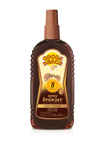 Loción Bronzer en spray FPS 8 x 250ml