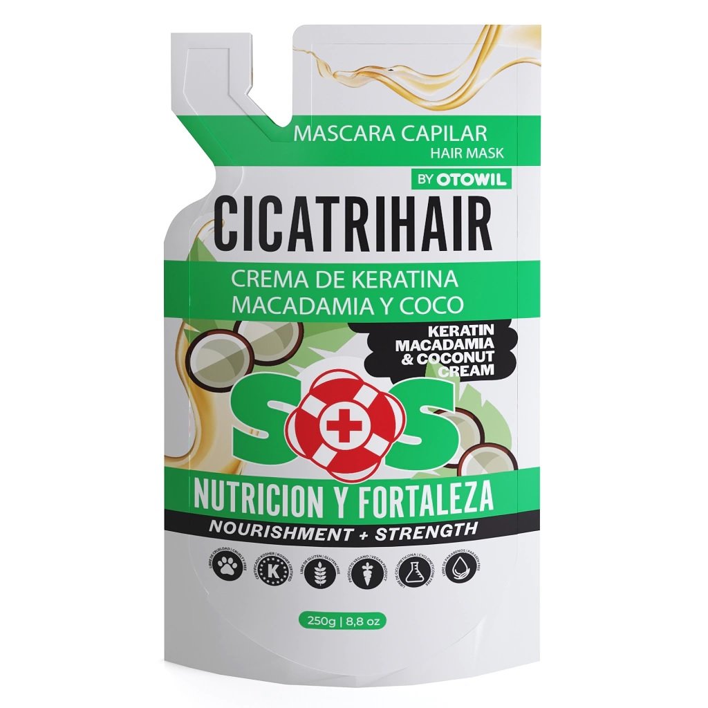 Cicatrihair Keratina + Macadamia + Coco Doy pack x 250grs