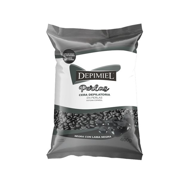 Cera en perlas Negra x 400gr