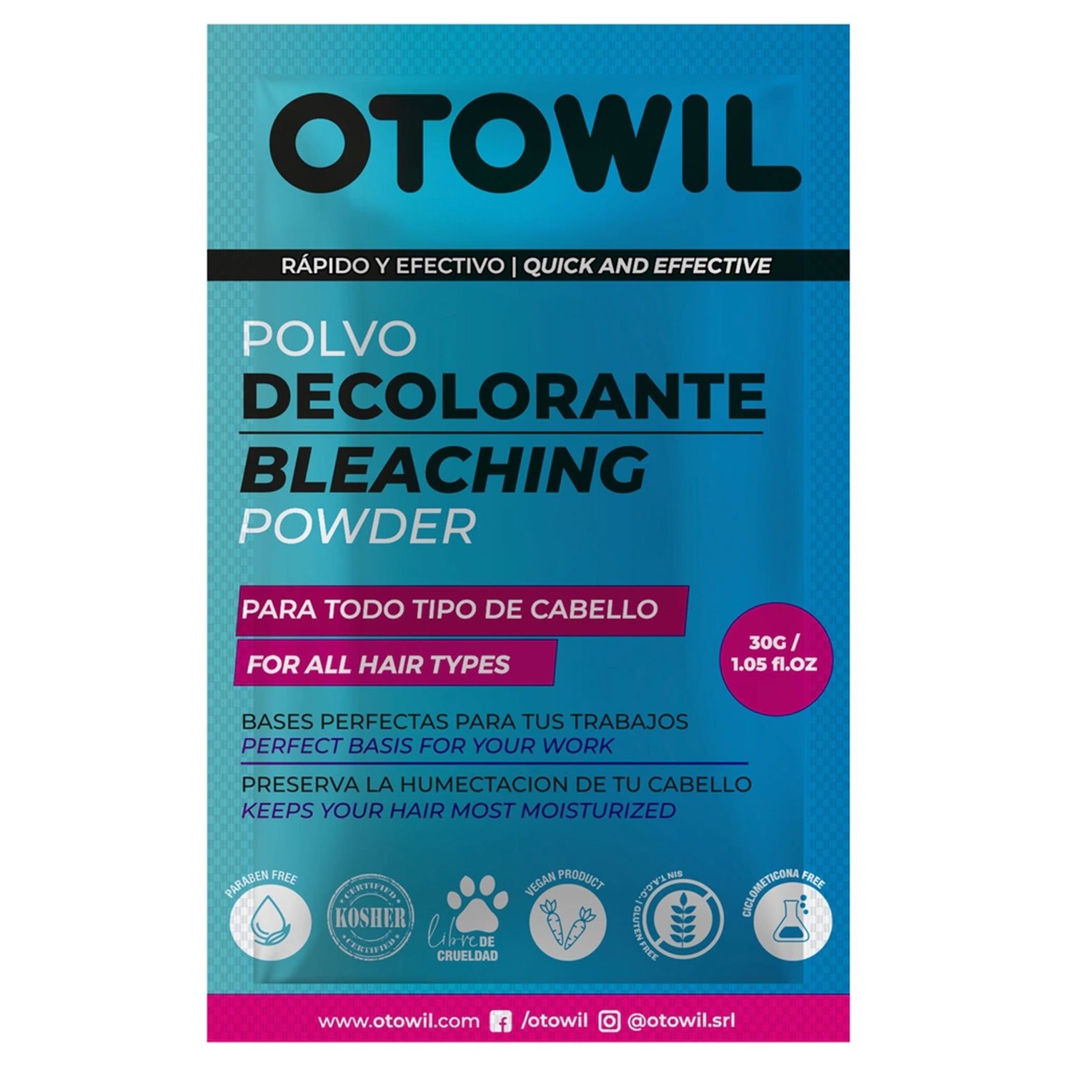 Polvo Decolorante x 30 gr