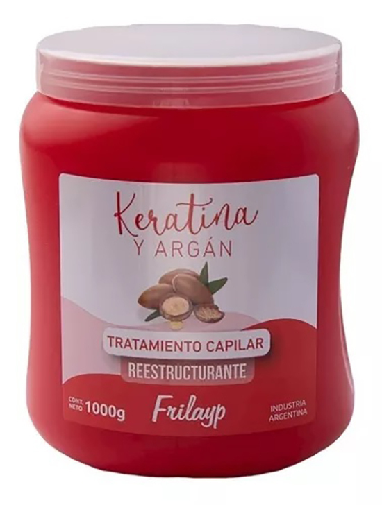 Baño Capilar Keratina + Argan x 1000 gr