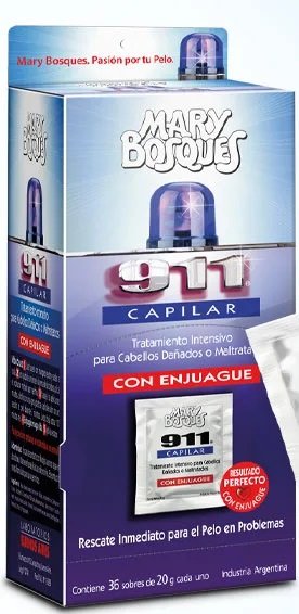 911 con enjuague sachetera x 36 unidades