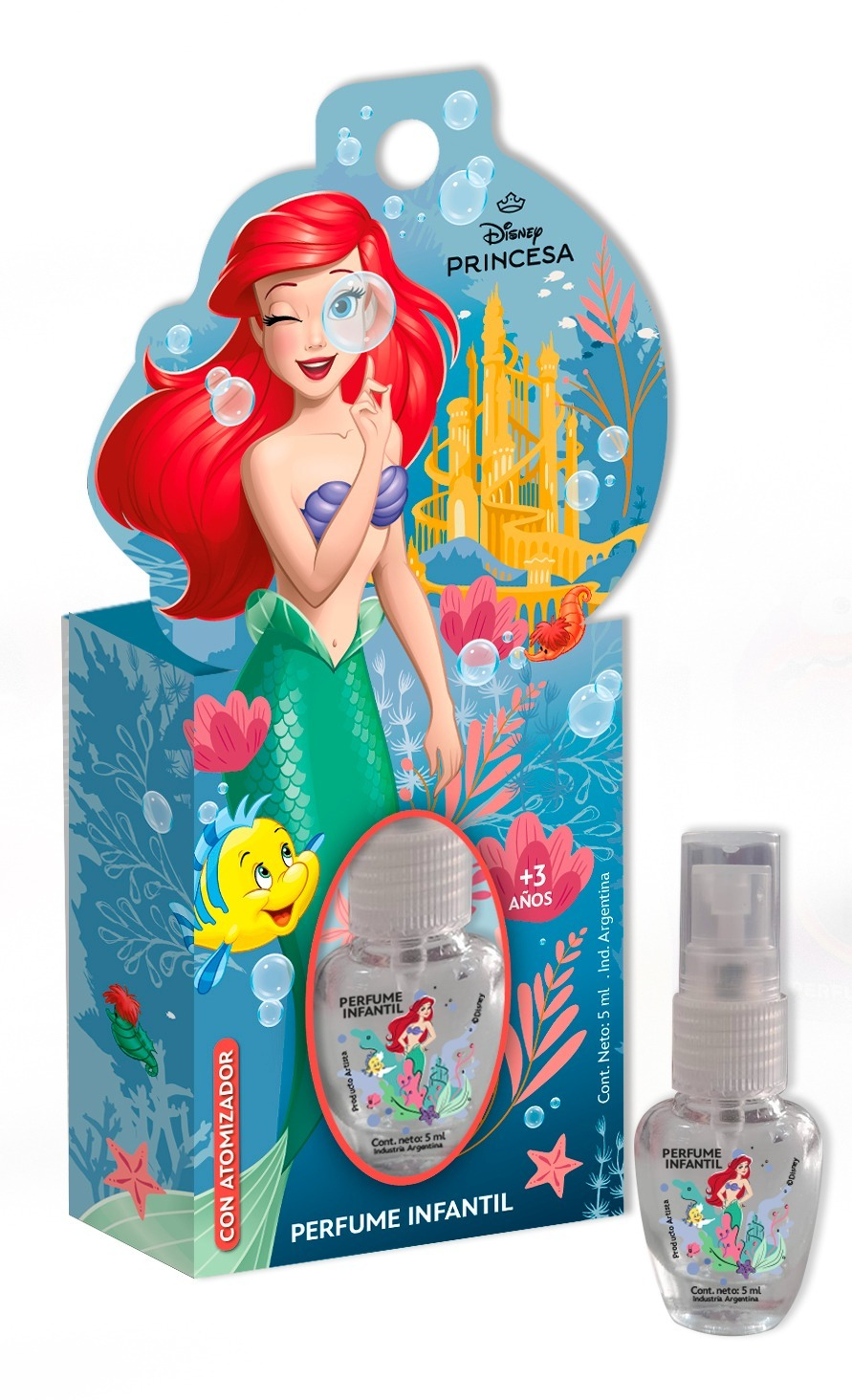 Perfume x 5ml blister con formita Ariel