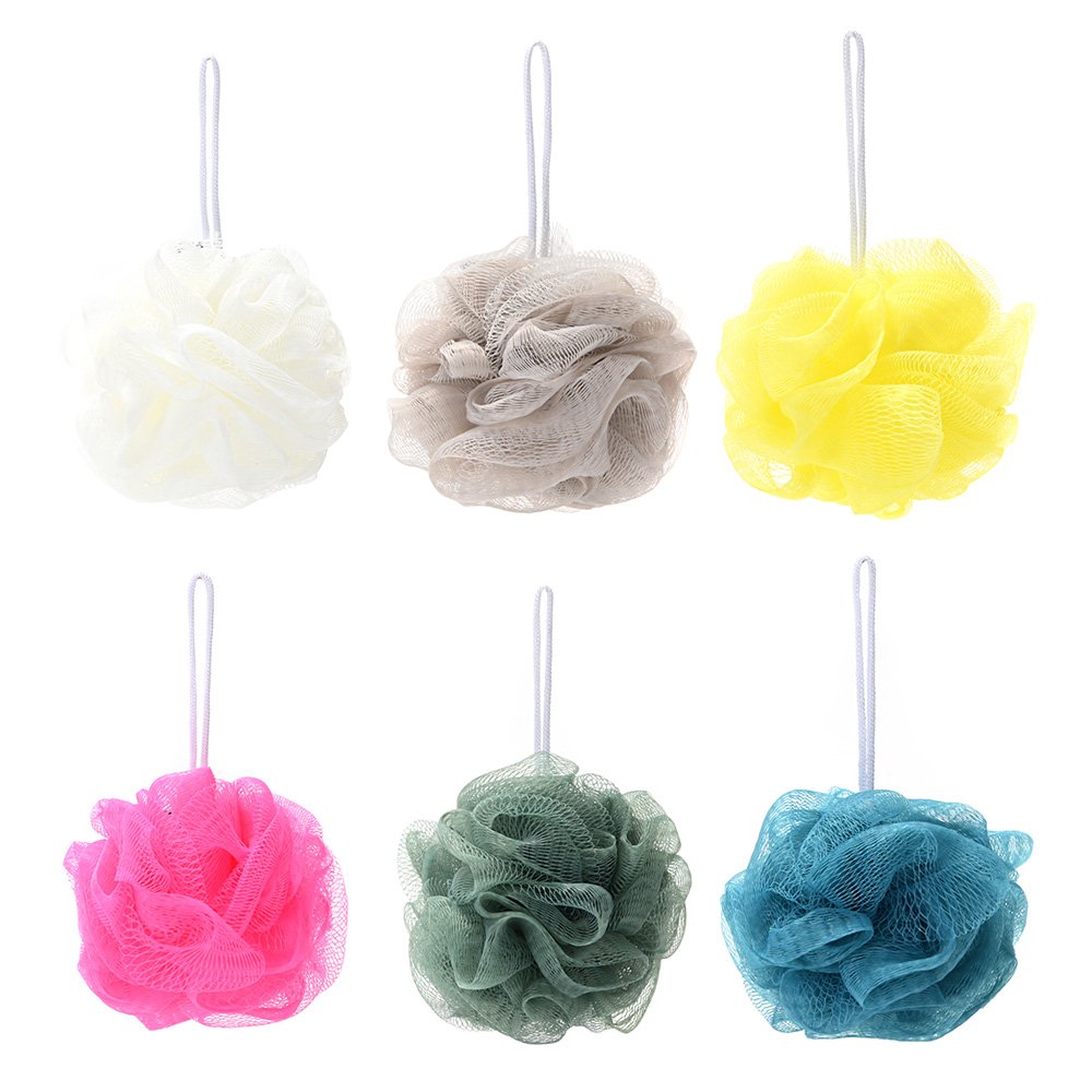 Esponja de baño exfoliante pompon Cod 38933