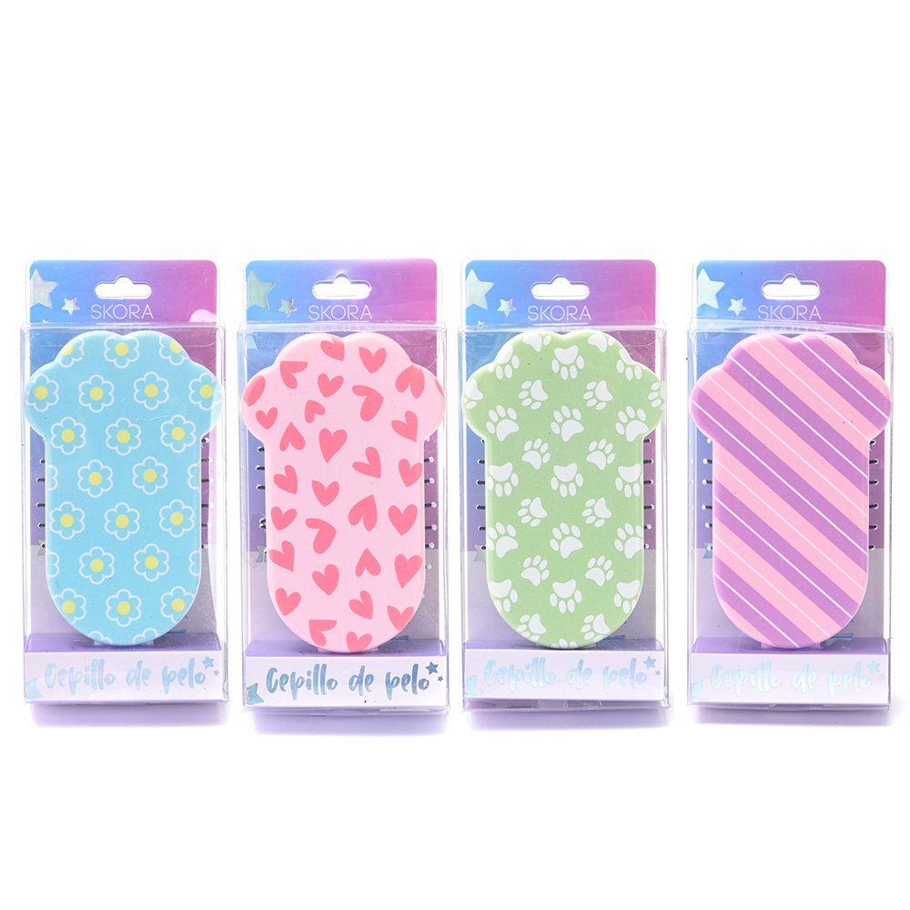 Cepillo desenredante gatito estampado C39034