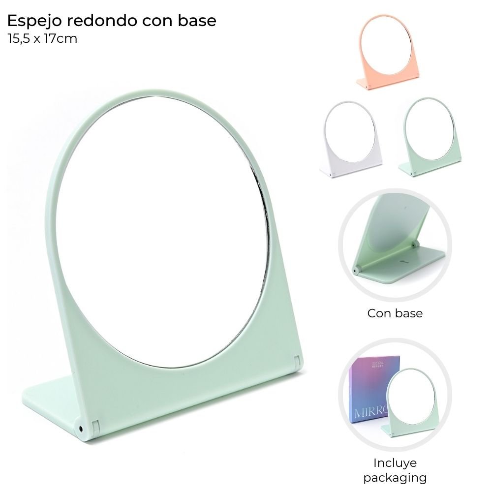 Espejo Redondo con Base 39009