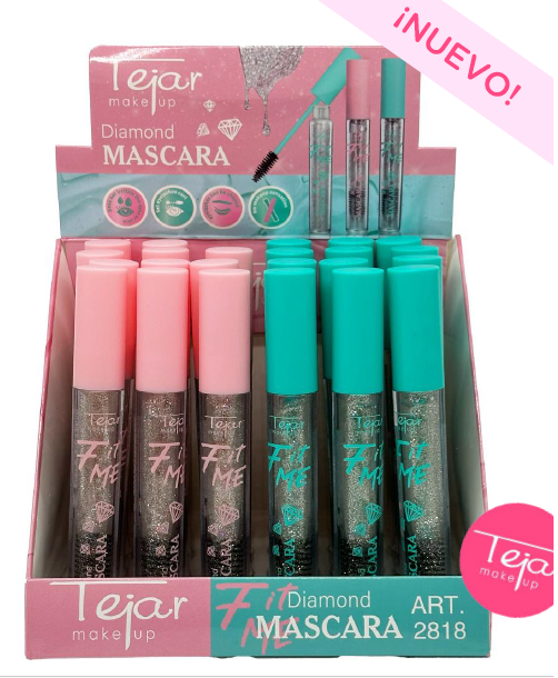 Mascara de pestañas Diamond con glitter Art 2818