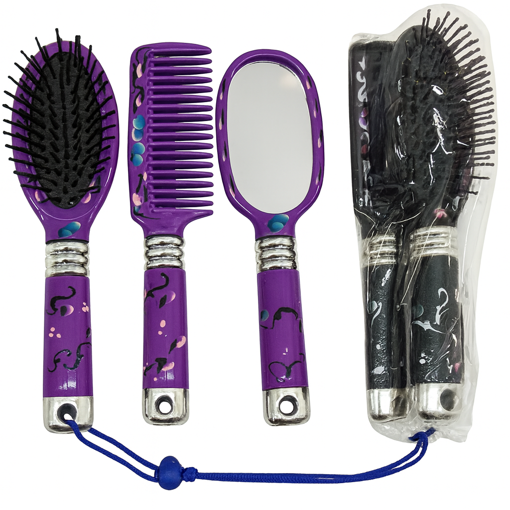 Set Cepillo + Peine + Espejo