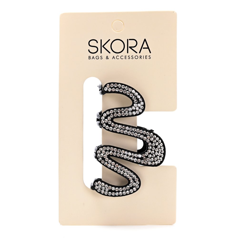 Broche Onda Strass 5 cm 41394