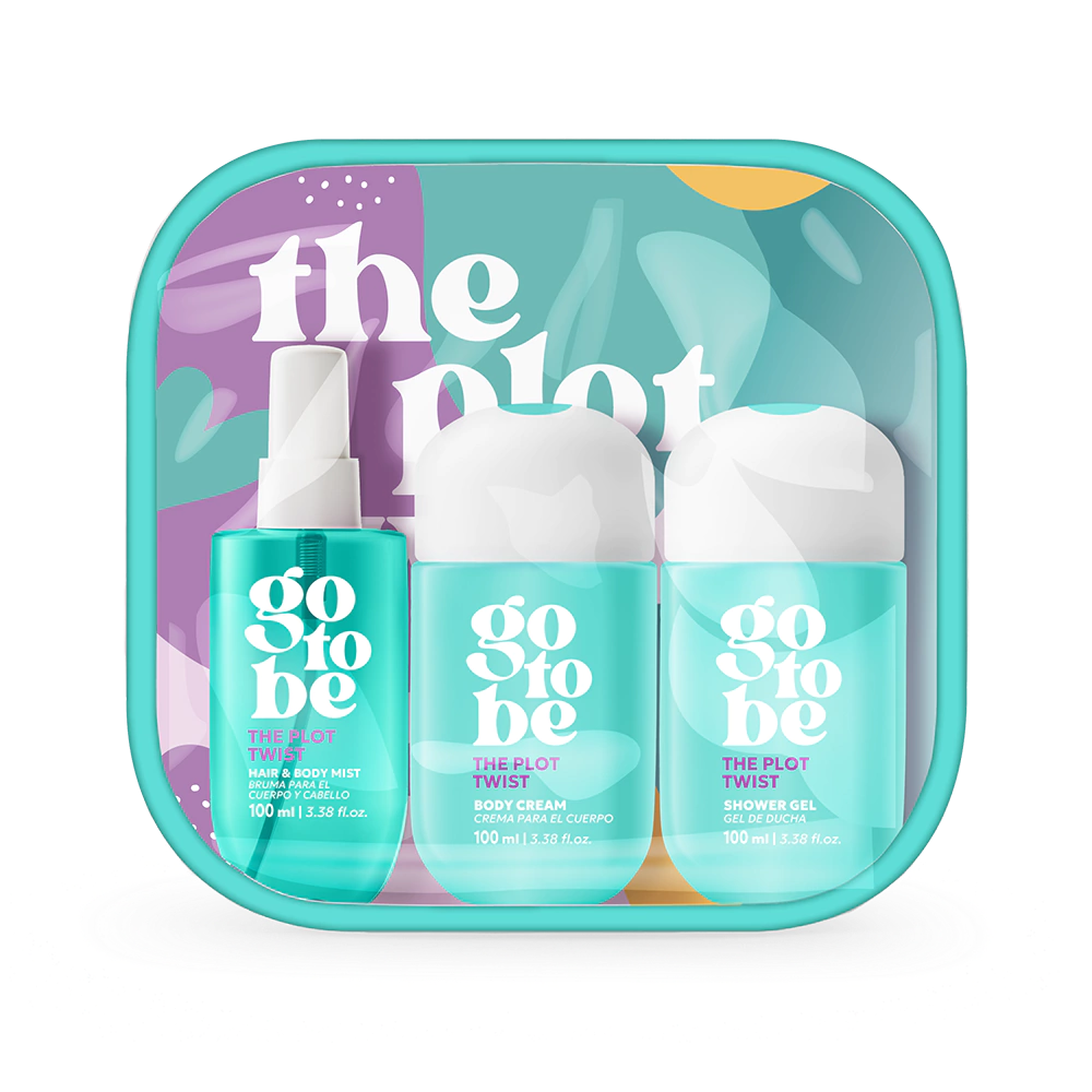 Set The Plot Twist Body mist x 100ml + Body cream x 100ml + Shower gel x 100ml