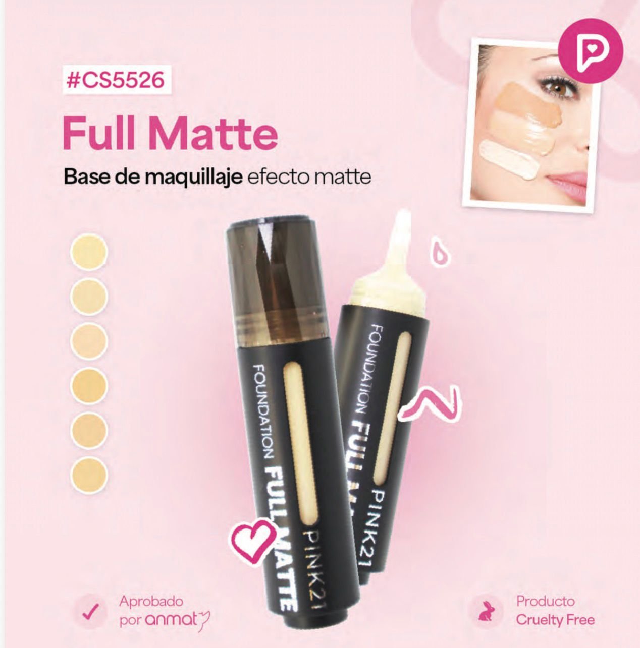 Base de Maquillaje Efecto Mate 5526